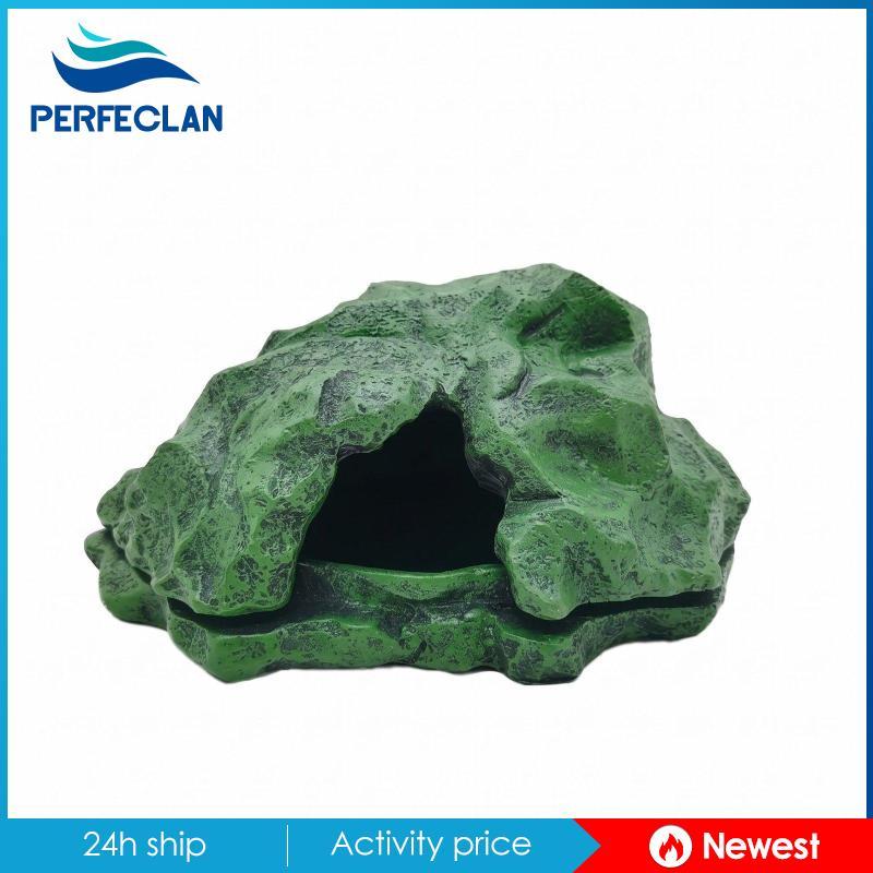 Pet Rock Hide Dễ dàng làm sạch Nơi ẩn náu bằng đá giả Đế ổn định cho Terrarium