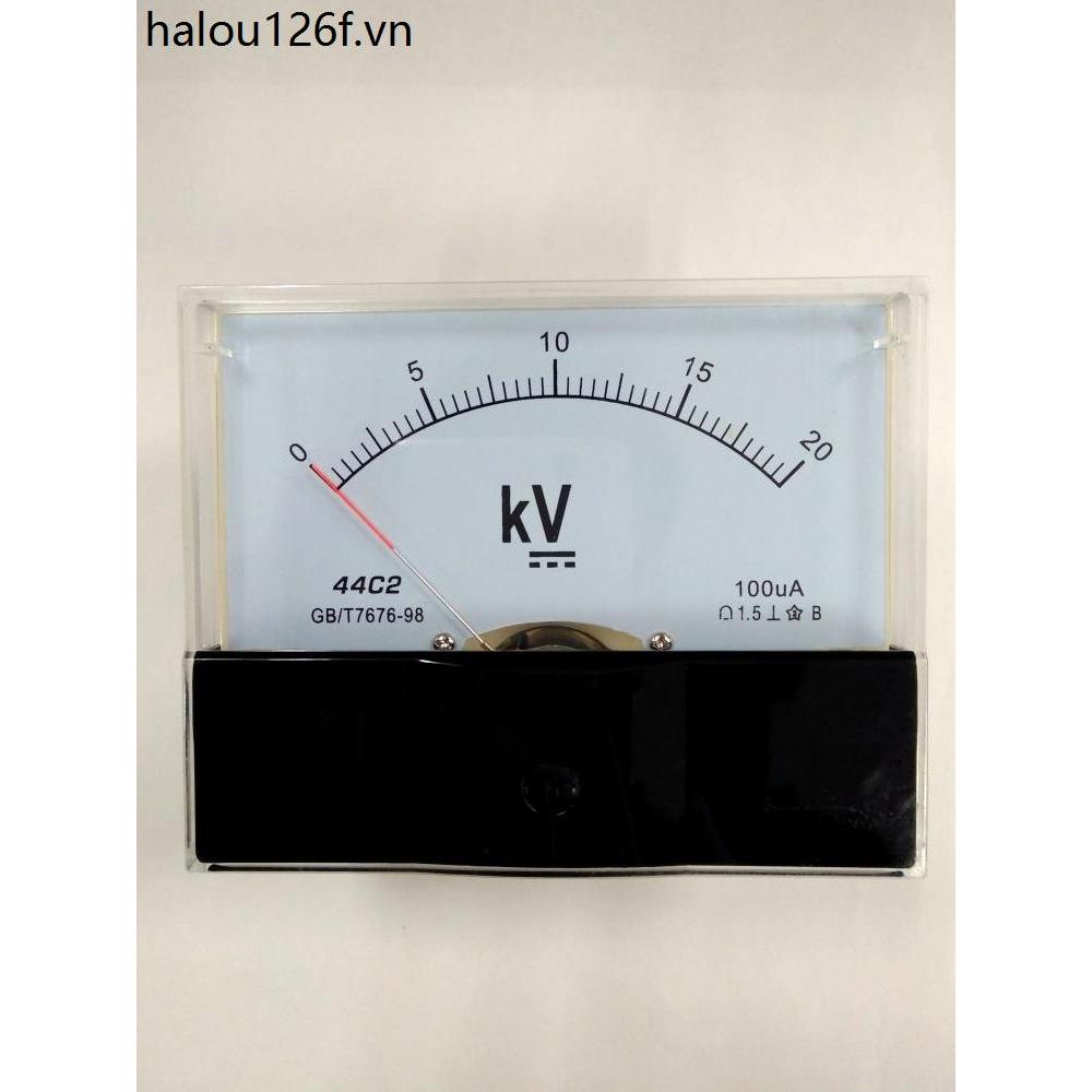44C2-3KV 10kv15KV / 100uA 20KV DC Vôn kế điện áp cao Cần được trang bị điện trở cao áp có sẵn
