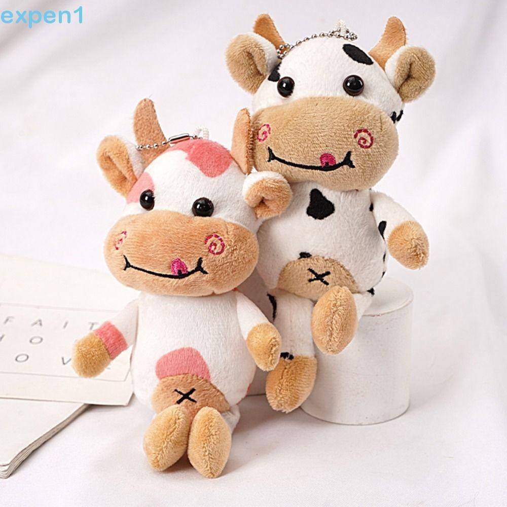 Móc khóa sang trọng bò sữa EXPEN, đốm mềm, Cotton PP