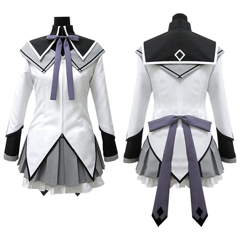 Trang phục cosplay Madoka Magica Homura biến thân chiến đấu JK Halloween sẵn kho