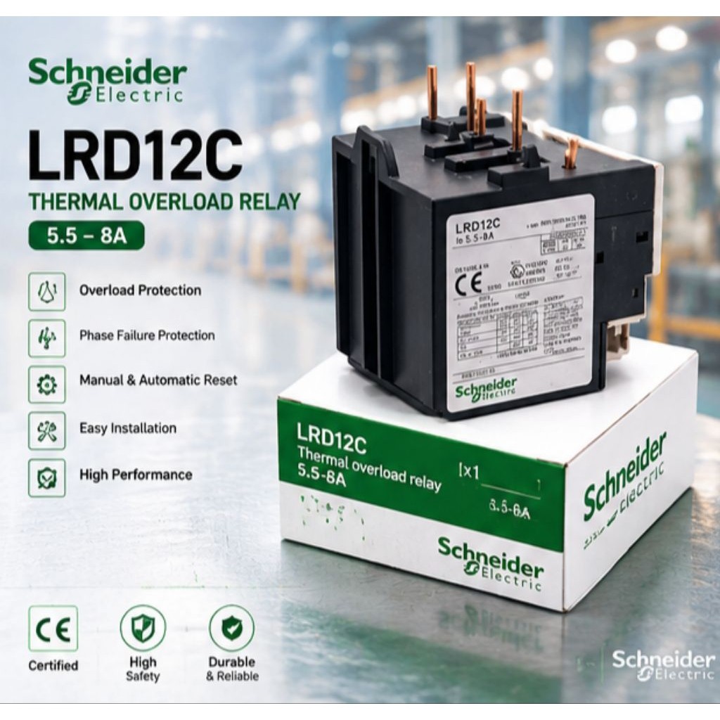 Giao hàng nhanh Schneider Electric Singapore rất rẻ. Sản phẩm quá tải LRD12 được chụp ảnh từ công vi
