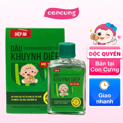 Dầu Khuynh Diệp Mẹ Và Bé Diệp An 30ml - Con Cưng