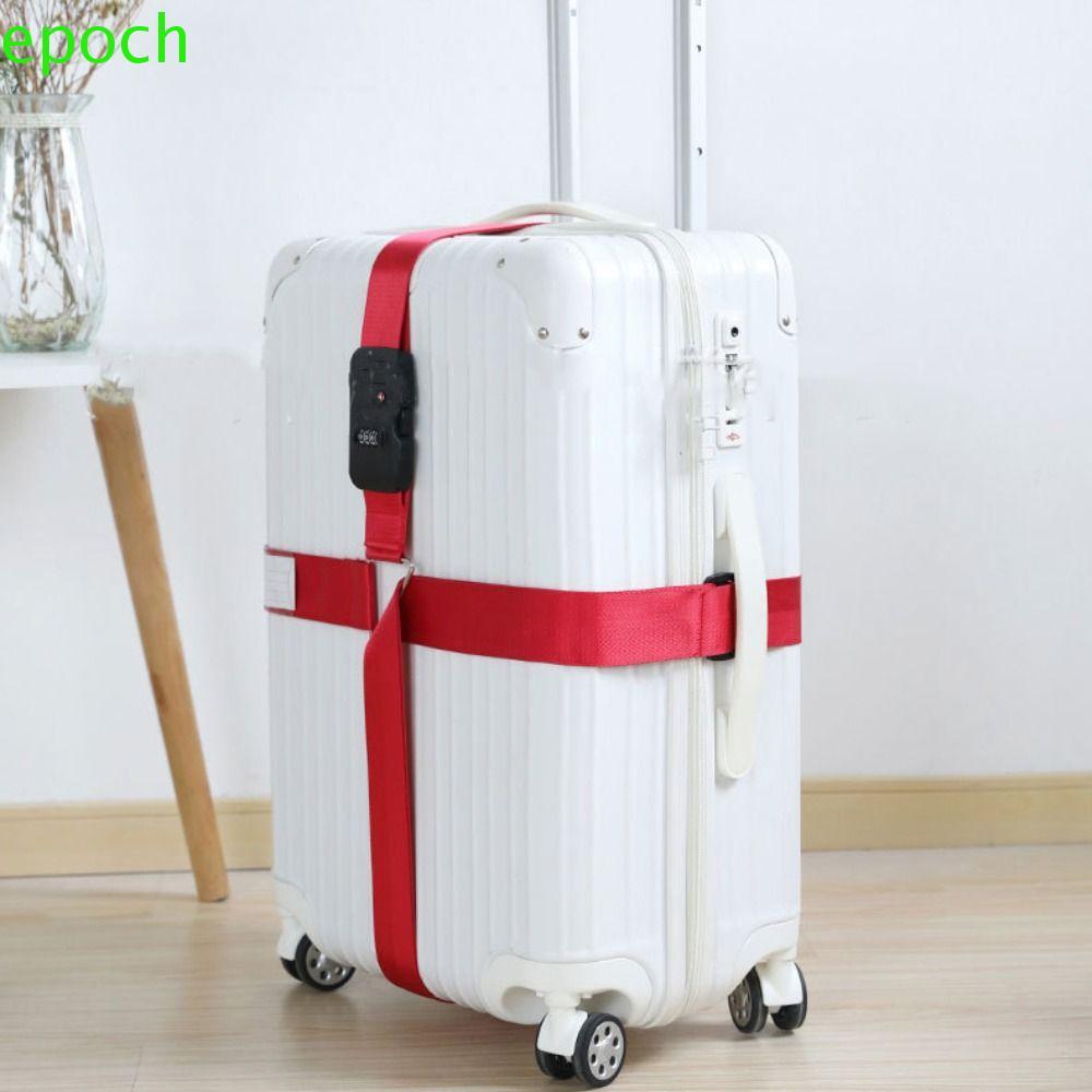 Thắt lưng hành lý EPOCH, Nhãn dán tên Khóa mật mã Dây đeo hành lý, Khóa an toàn Phụ kiện du lịch Khó