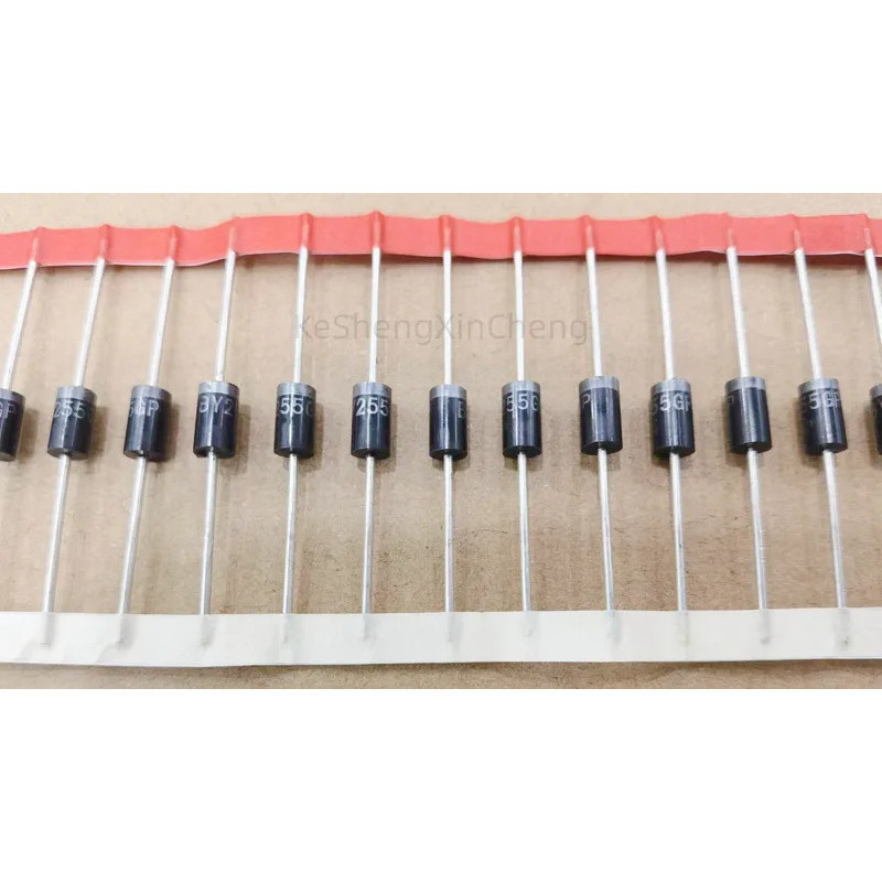 20 Cái / lô BY251 BY252 BY253 BY254 BY255 BY1600 BY1800 BY2000 BY296 BY297 BY298 BY399 DO-201 Diode 