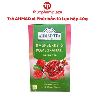 Trà ahmad vị phúc bồn tử lựu hộp 40g 20 túi lọc có bao thiếc