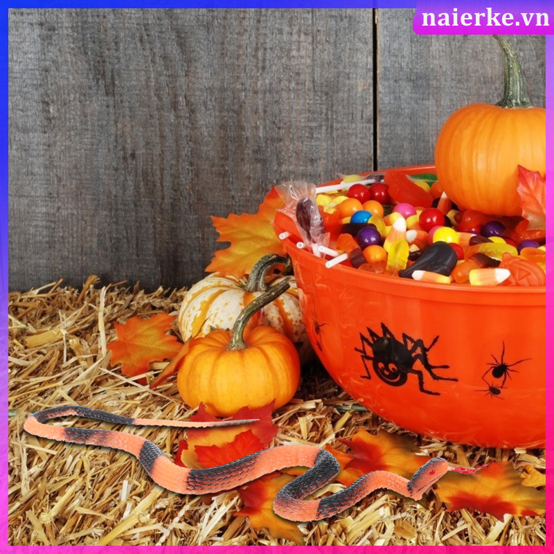 📦 Đồ chơi rắn cao su giả chân thực Đồ chơi rắn giả đáng sợ 2pcs