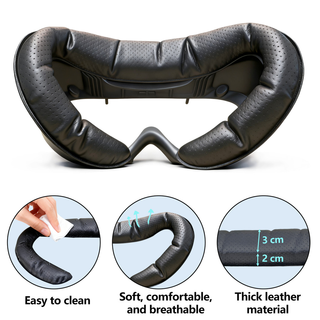 Gói phụ kiện cho PICO 4 / PICO 4 PRO / PICO 4 ULTRA, Giá đỡ thay thế siêu mỏng từ tính có mũ điều kh