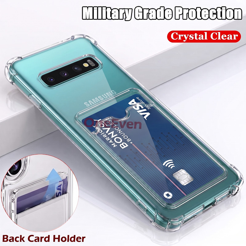 [Hộp đựng thẻ tích hợp] Dành cho Samsung Galaxy S10 6.1 inch SM-G973F G973U G973W G973N G973C G973X 
