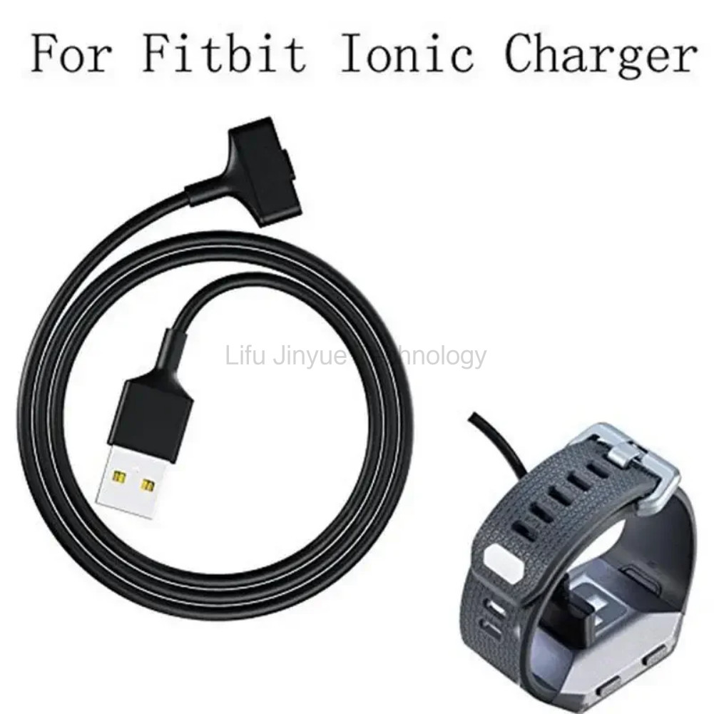 LIKAIYUE 1M USB Dây Sạc Cho Fitbit Ionic Dây Đeo Tay Thay Thế Cáp Sạc Không Dây Cho Fitbit Ionic The