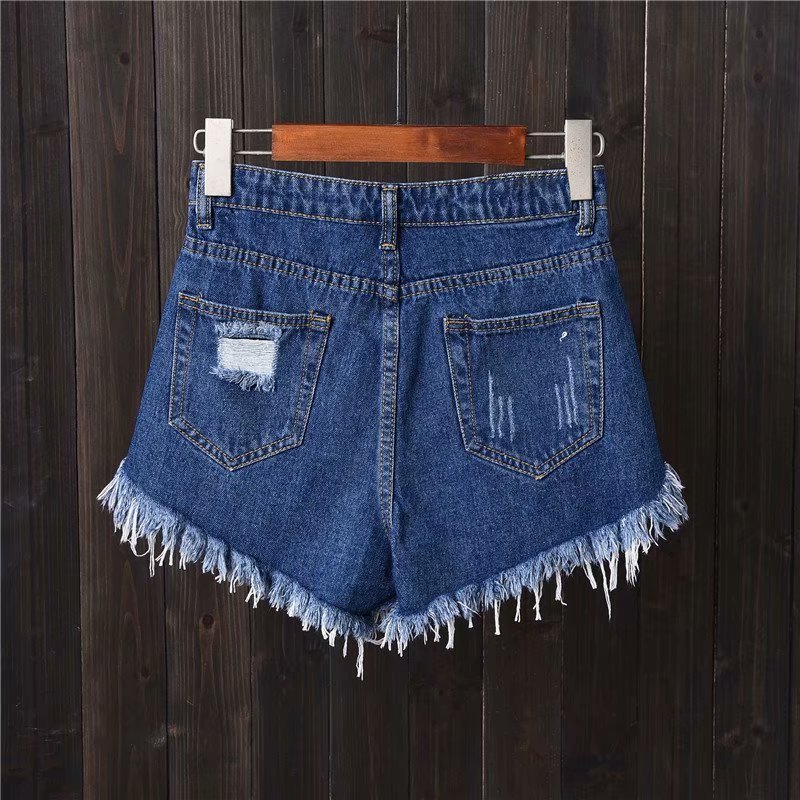 2026 Phong Cách Mới Phiên Bản Hàn Quốc Quần Short Denim Cao Cấp Nữ Mùa Hè Plus Size Béo m Thời Trang