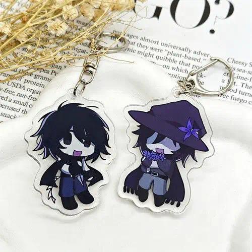 Forsake Anime Acrylic Keychain Two Time Bl Key Chain Bags Charm Car Pendant Accessories Goods Friend