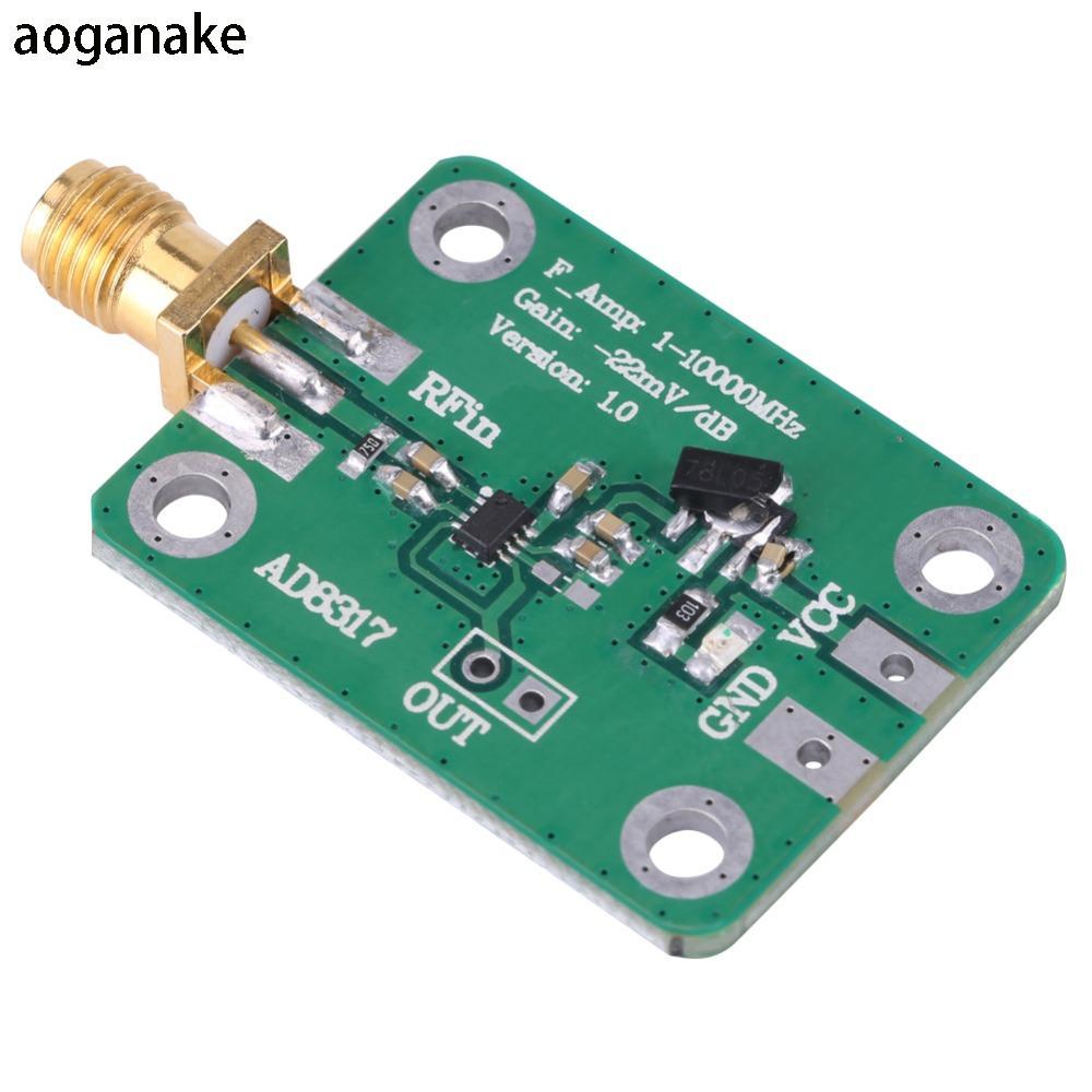 AOGANAKE AD8317 Máy dò logic Phát hiện nguồn tín hiệu nguồn, -55dBm đến 0dBm DC 7-15V Đồng hồ đo côn
