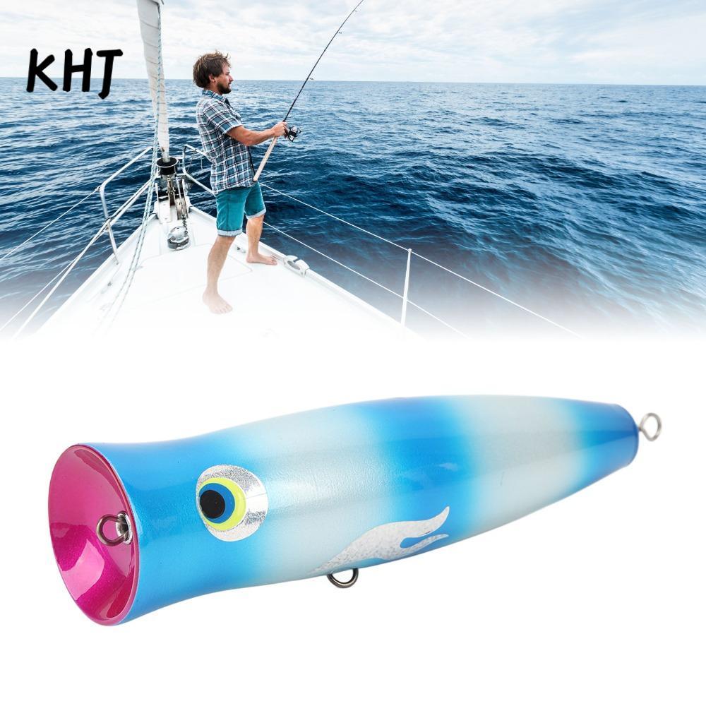 KHJ Topwater Popper Mồi, Nổi 20cm 185g GT Popper Mồi, Bền Nhẹ Cá Ngừ Popper Mồi Câu Cá Biển Sâu