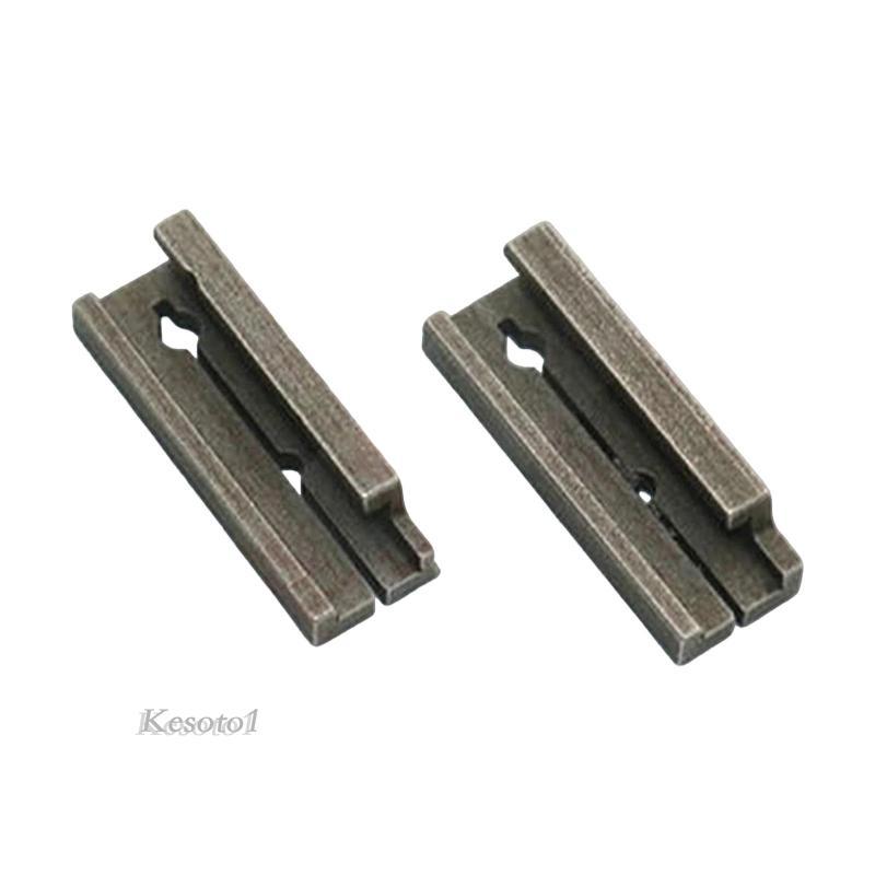 Kẹp cố định nhân đôi HU101 / Thép không gỉ để cắt chìa khóa trống / Bộ phận máy cắt chìa khóa /