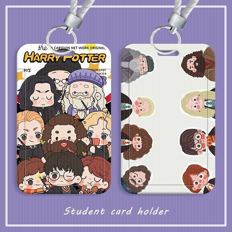 Sliding cover Harry cartoon student tq Porter meal card, school ID card, bus card, ID card, access c