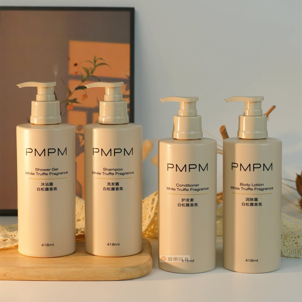 PMPM White Truffle Fragrance Series Dầu Gội, Chăm Sóc Tóc, Sữa Tắm, Dưỡng Ẩm 418ml Hotel Line Care S