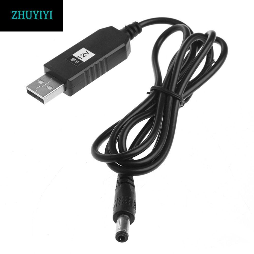 ZHUYIYIYI Dây Bước Lên Modem Quạt Nối Dài Cáp Tăng Cường Dải LED Cáp Nguồn DC DC 5V Đến 12V USB Sang