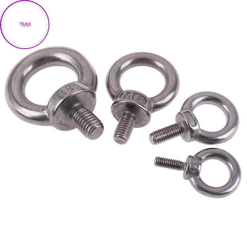 Yiyi 1 Thép không gỉ 304 Marine Nâng Vít Mắt Vòng Vòng Lỗ Cho Eyebolt VN