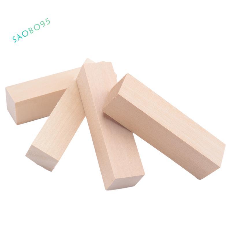 Basswood Khắc Gỗ Khoảng Trống Tự Nhiên Gỗ Balsa Khắc Khối Gỗ Chưa Xử Lý Khắc Khối Khắc Khoảng Trống 
