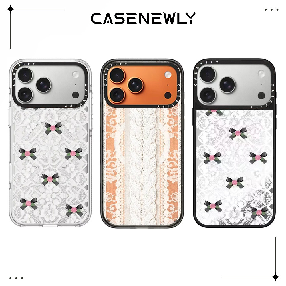CASENEWLY Ren Trắng Series 3 Chống Sốc Cường Lực Cao Có Từ Tính Vỏ Điện Thoại Cho IPhone 17 Pro Max 