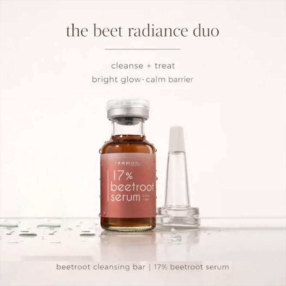 Teamon Beetroot Radiance Serum Antioxidant Formula Boost Skin Glow Improve Dull Uneven Tone