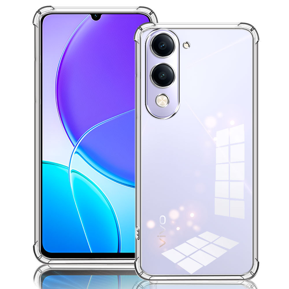 Ốp Điện Thoại Trong Suốt Mới Cho Vivo Y04 Vỏ Bảo Vệ Mặt Sau Chống Trượt Cho Vivo Y04 Vỏ Vivo Y29s 5G