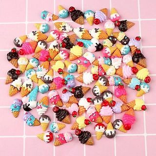 Charm cây kem/charm slime/decoden/cabonchen