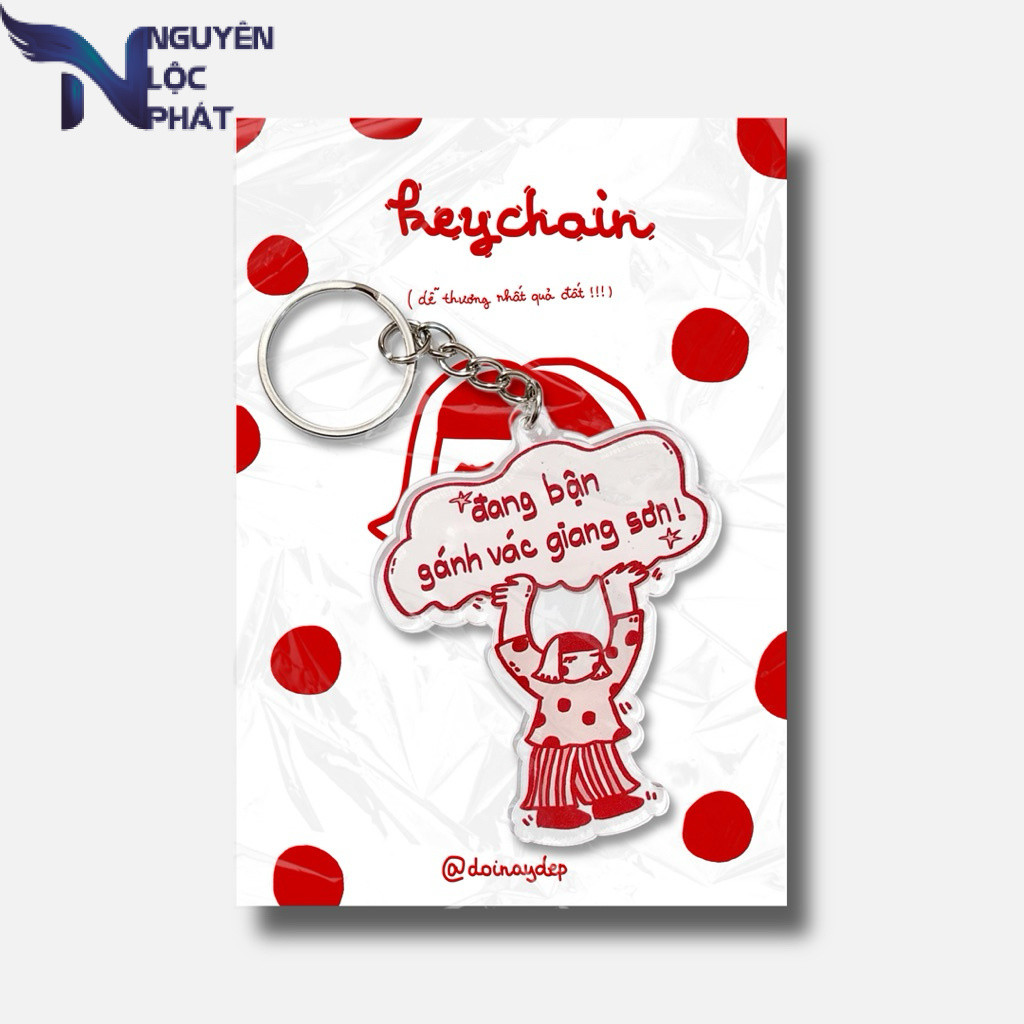 Keychain 'gánh vác giang sơn' nlp shop