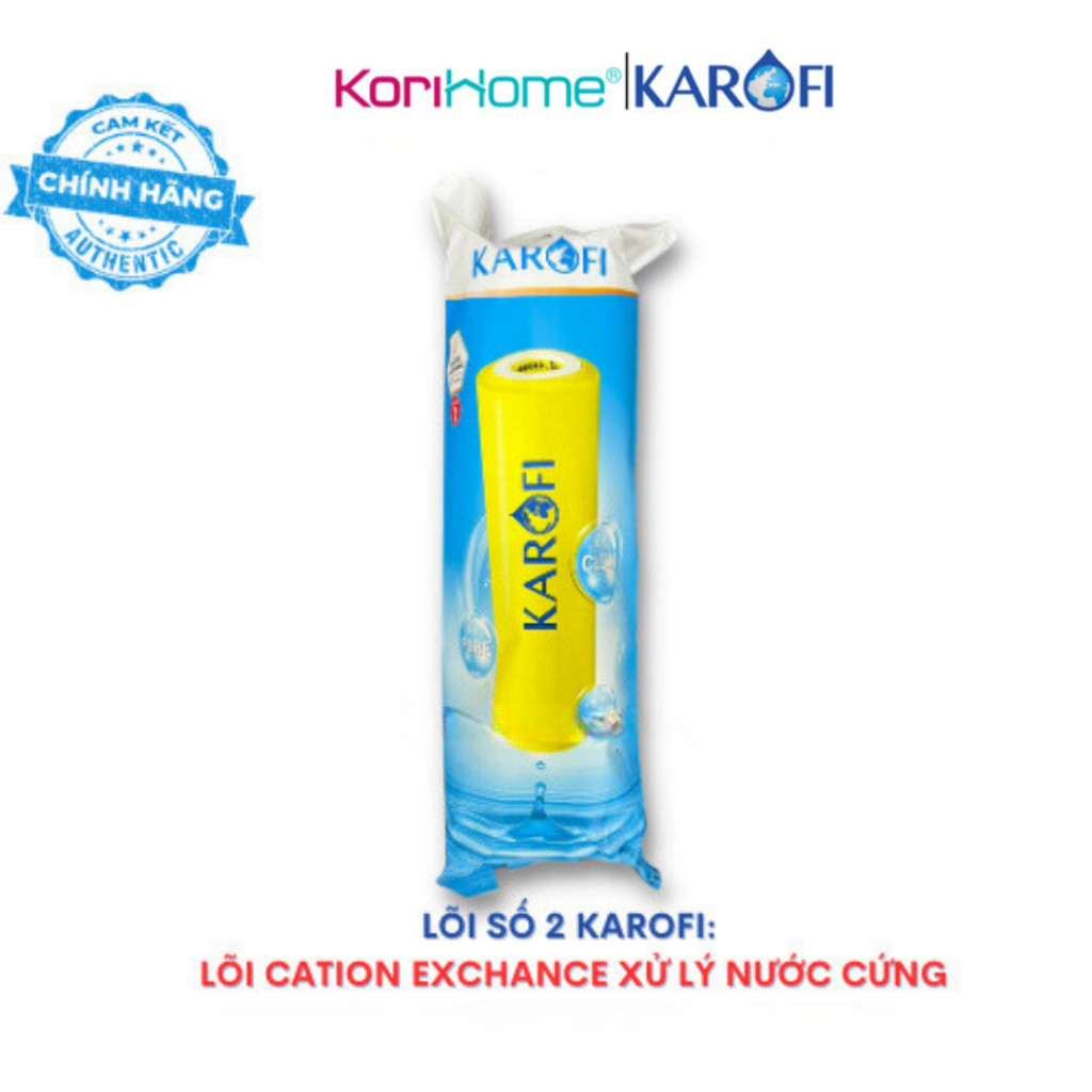 Lõi lọc nước Karofi Smax Duo 2 Ion Exchange khử canxi trong nước làm mềm nước