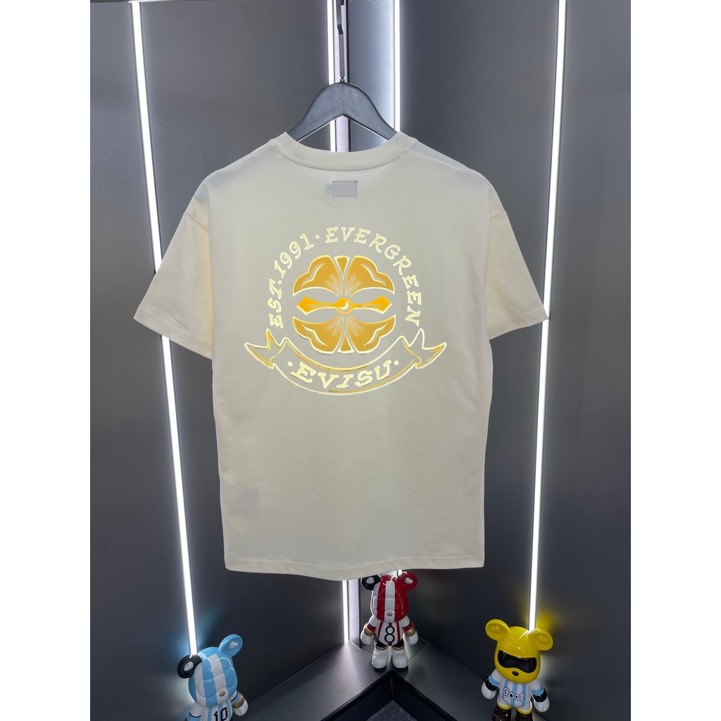 Áo thun Evisu / Áo thun Evisu in hình ngắn tay nam nữ Áo thun cặp đôi Áo thun công sở Áo thun nam th