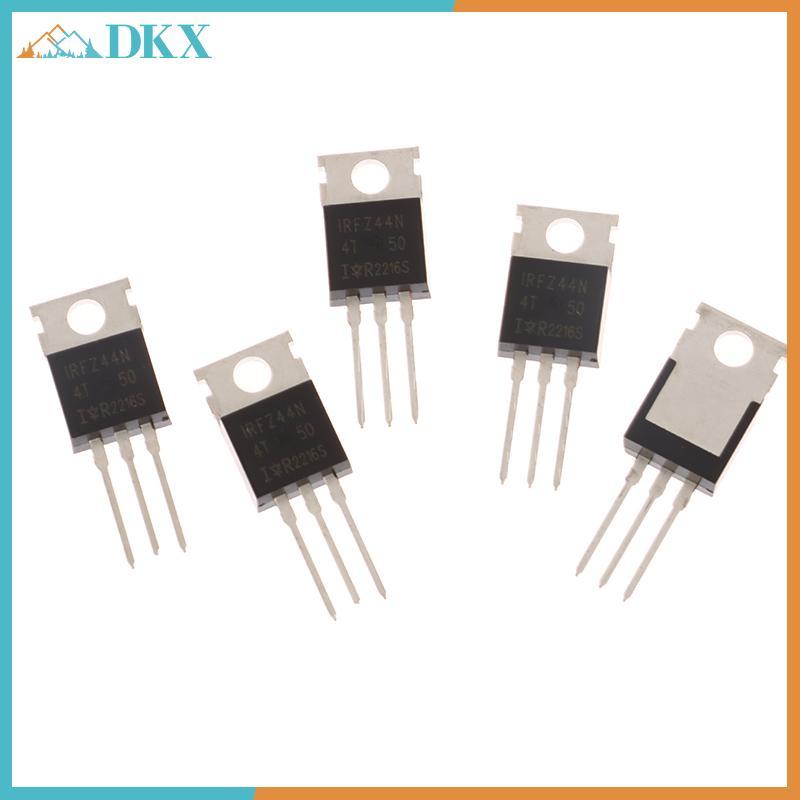 DKX 10 Chiếc IRFZ44N TO220 IRFZ44NPBF TO-220 IRFZ44 Mosfet Transistor Kit Oril 55V 49A MOS Tube.