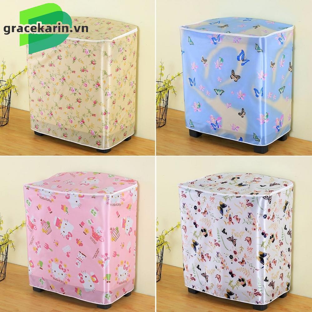 [GRCEKRIN-VN]Washing Machine Cover Waterproof Sunscreen Protector Supplies Dryer Dustproof