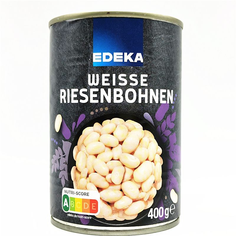 400g Đức Nhập Khẩu Edeka Edeka Edeka Edeka Chickpeas Đậu Thận Trắng Đóng Hộp Đậu Tam Giác26.513
