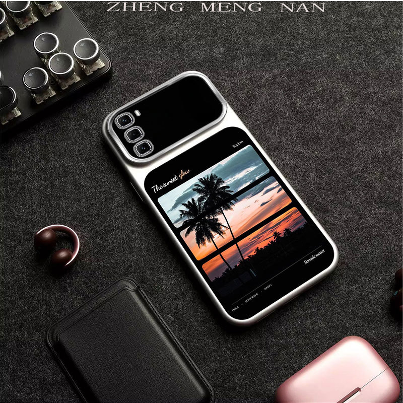Infinix HOT 50 PRO Infinix HOT 50 PRO PLUS Infinix HOT 50 4G Infinix HOT 50 5G Vỏ điện thoại màu bạc