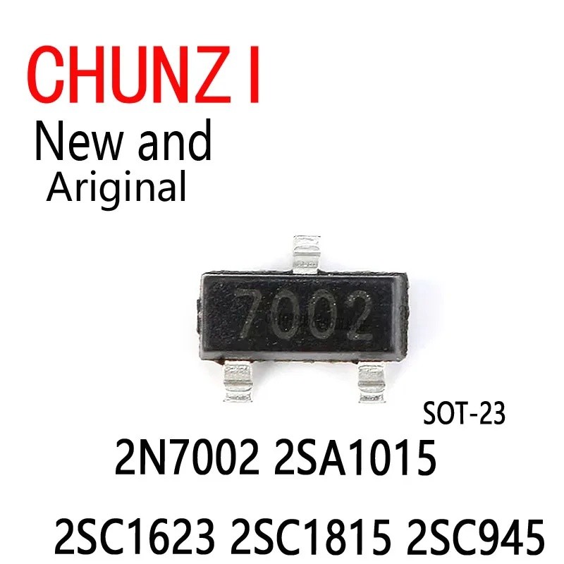 10 Cái Mới Và Chính Hãng A1015 C1623 C1815 C945 SOT-23 2N7002 2SA1015 2SC1623 2SC1815 2SC945 IC Logi