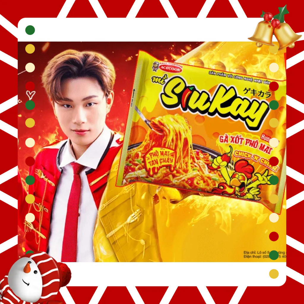 1 Thùng 24 Gói Mì Gà Xốt Phô Mai SiuKay ( BHHP MART)