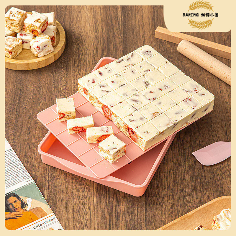 Chống Dính Nougat Khuôn Bông Tuyết Sắc Nét Khuôn Chống Dính Làm Mát Shaper Shaqima Khuôn Taffy Nouga