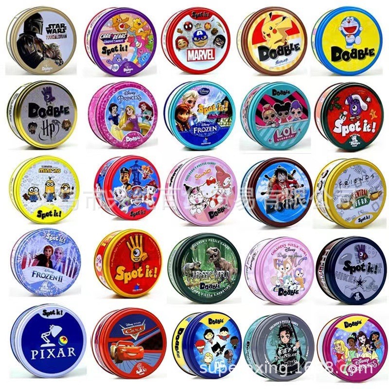 Board Game spot it Card dobble English Board Game Card German Heart Disease Find Your Sister Board G