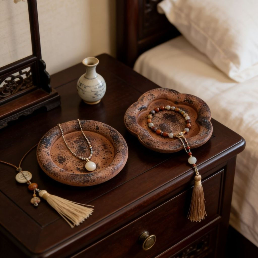 Medium-sized high-end storage12y Props for photographing new home decor items, antique-style craft p