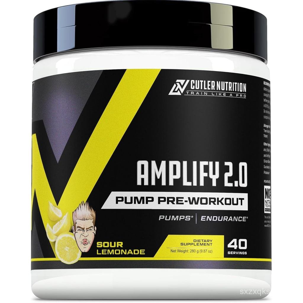Máy bơm khuếch đại dinh dưỡng Cutler Tập luyện sẵn Caffeine Free Nitric Oxide Booster chứa Arginine 