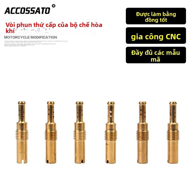 Gió phụ ziczac bình xăng con xe máy Keihin 30 PE27 Nibi CVK26 PWK28 phụ kiện độ chế