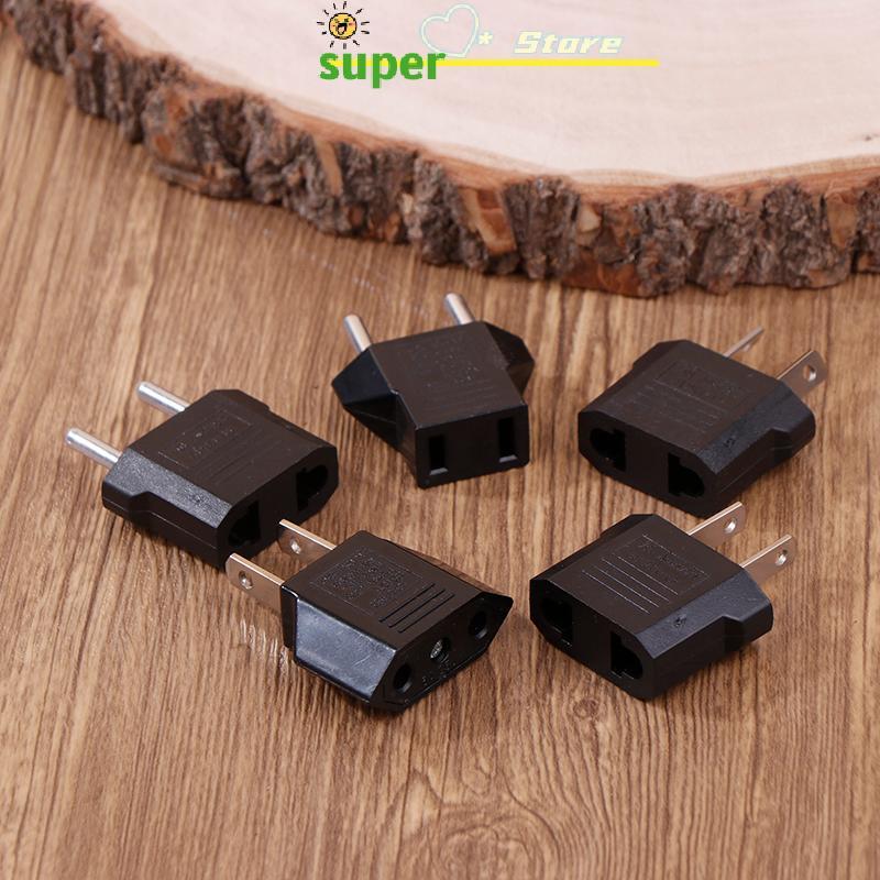 AN.MART 2 Cái Châu Âu US AU EU US Sang EU / EU Sang US Cắm Adapter Euro Du Lịch Điện Cắm Bộ Chuyển Đ