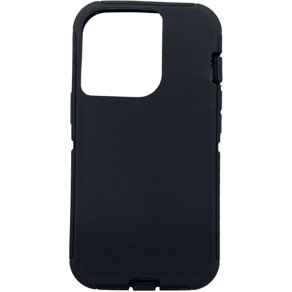 Da ngoài bằng cao su thay thế Tương thích với iPhone 13 Pro Otterbox Defender Series Case (Đen)