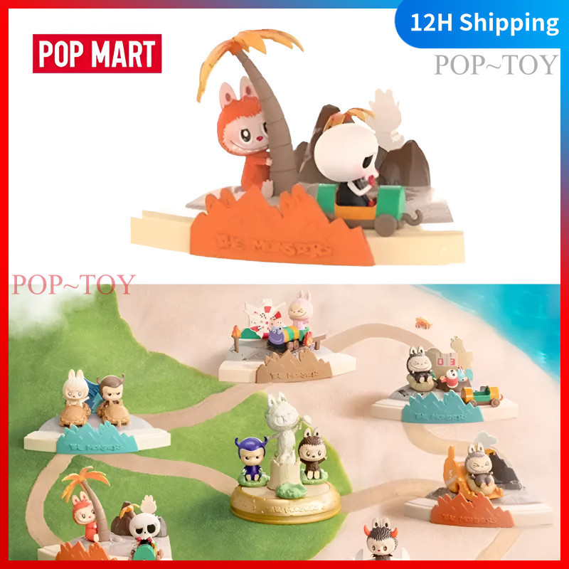 POPMART Labubu The Monsters Playing Games Scene Sets Figures pop mart labubu blind box collectible f