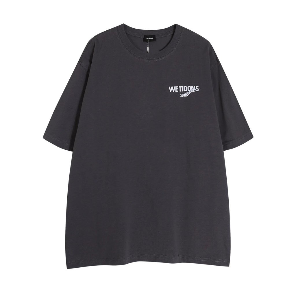 We11done Couple American Street Wear Vải Sử Dụng 300g Sợi Đôi (Thu Nhỏ)