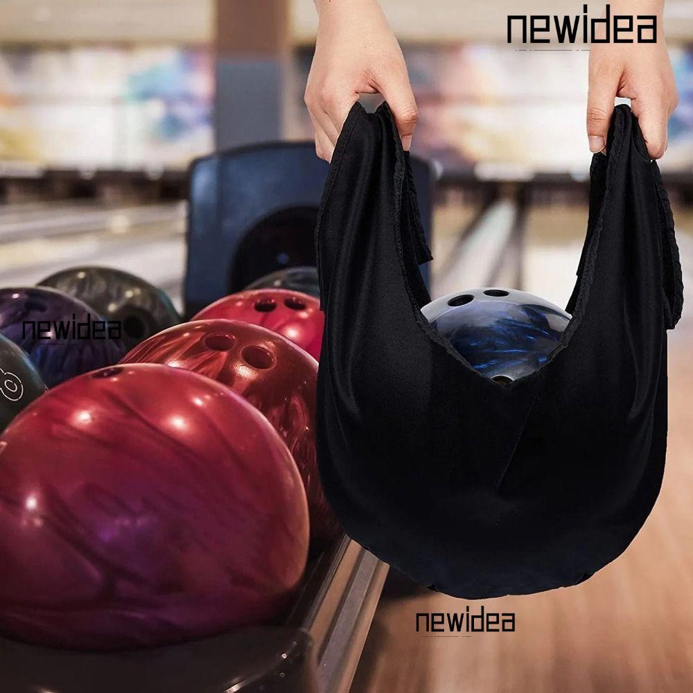 Túi vệ sinh bóng bowling NEWIDEA, Phụ kiện bowling màu đen Túi đựng bowling, Túi đựng đồ có độ đàn h