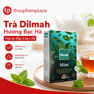 Trà vị bạc hà hiệu Dilmah hộp bé 30g 20 túi lọc