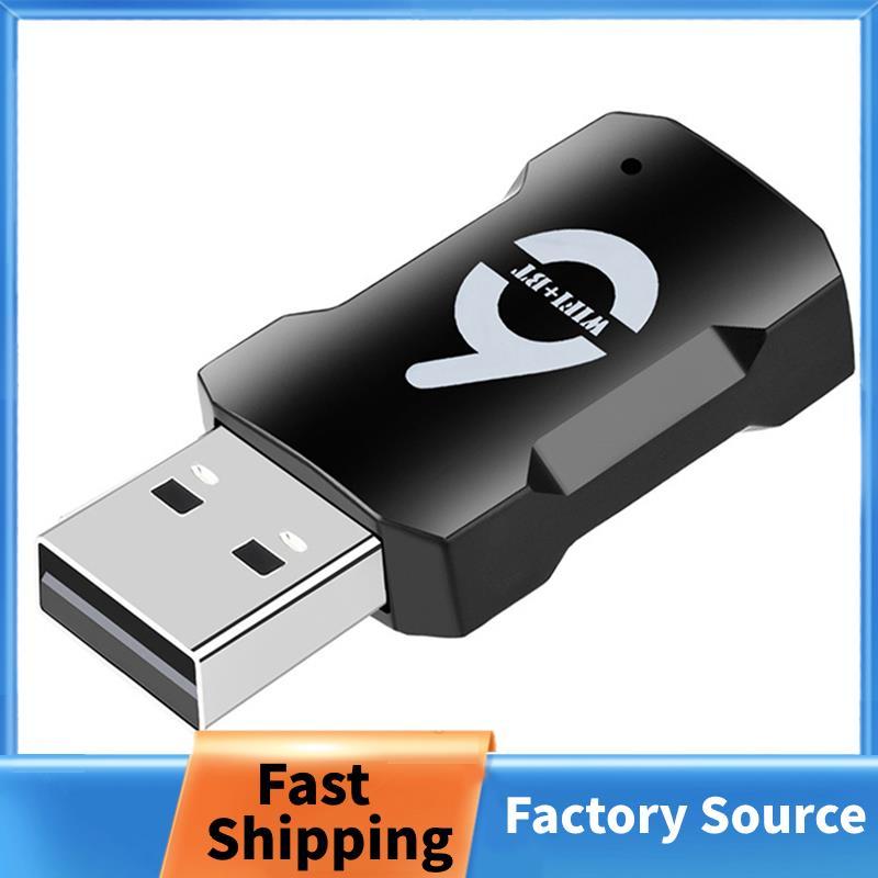 Bộ chuyển đổi WiFi USB 900Mbps Bluetooth 5.3 Băng tần kép không dây 2.4G / 5GHz WiFi USB Dongle Wlan
