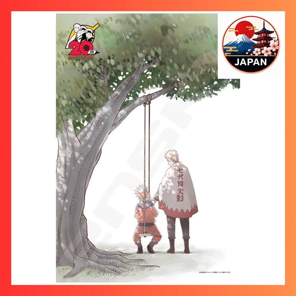 ［Directly from Japan］NARUTO 20th Anniversary 26 x 38cm Jigsaw Puzzle 300 Pieces JIGSAW PUZZLE 300-19