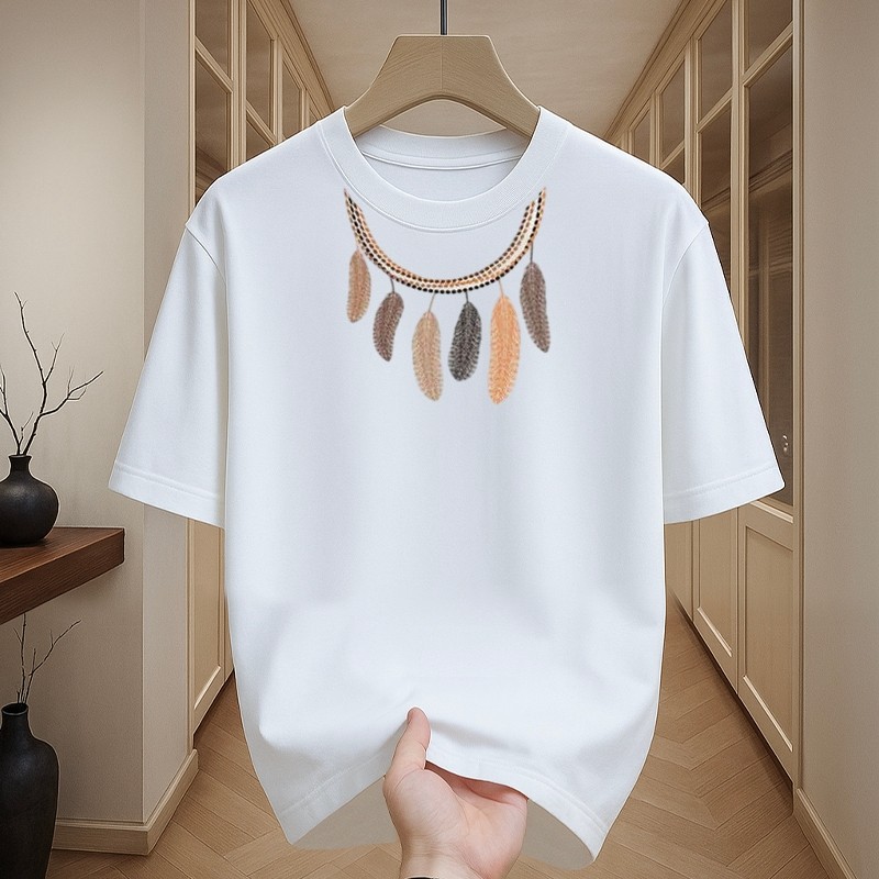 COD✅ (Hồ Chí Minh)RTOML áo xinh uniqlo mall áo thun nữ ôm body áo thun trơn form boxy In hoa vòng cổ